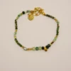 Bracelet pierres naturelles vertes
