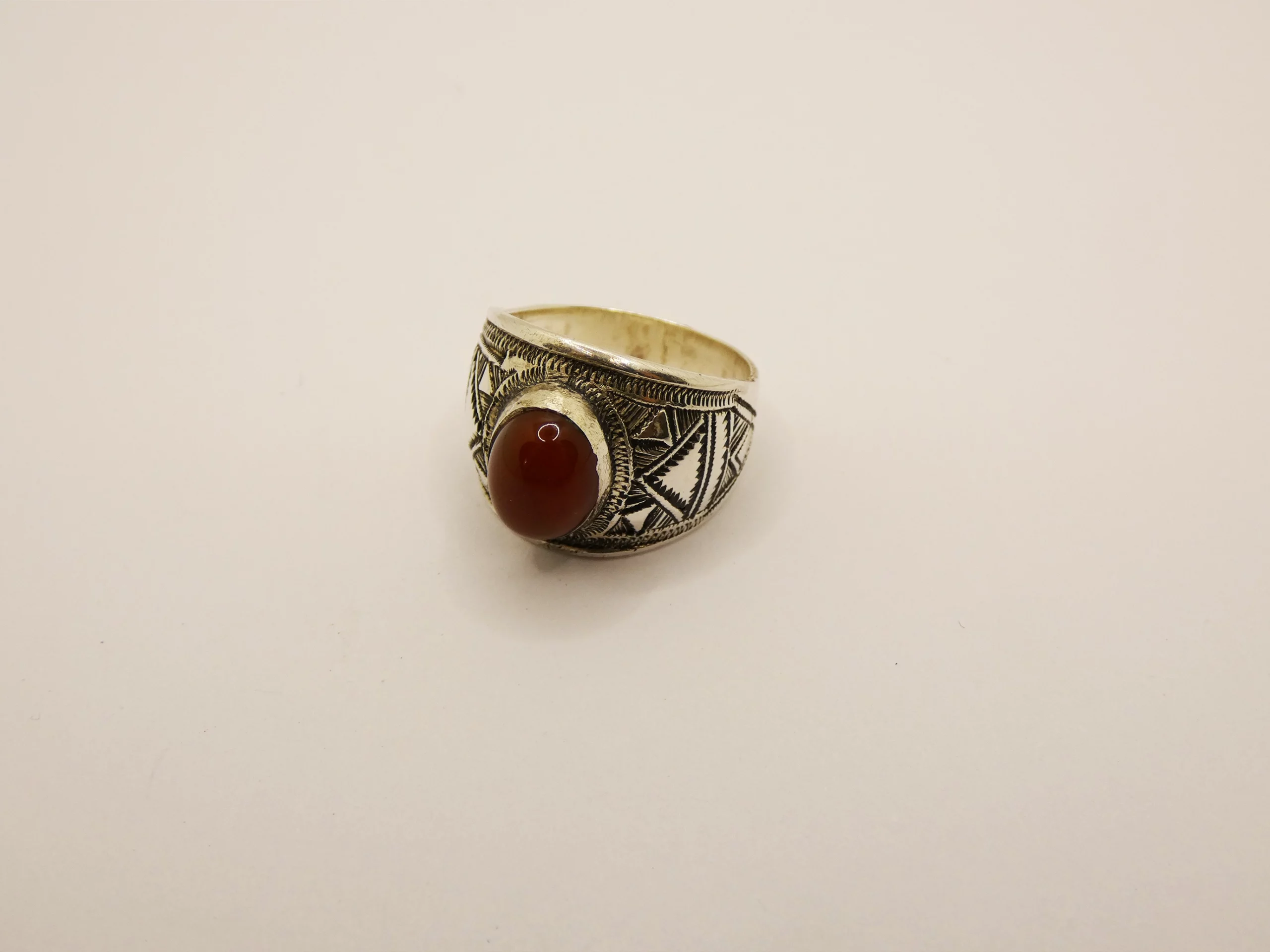 Bague Argent et Cornaline