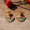 Boucles d'oreille éventail – Image 2
