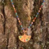 Collier éventail Summer day – Image 2