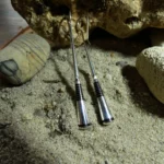 Boucles d'oreille Touareg en argent et ébène. – Image 2