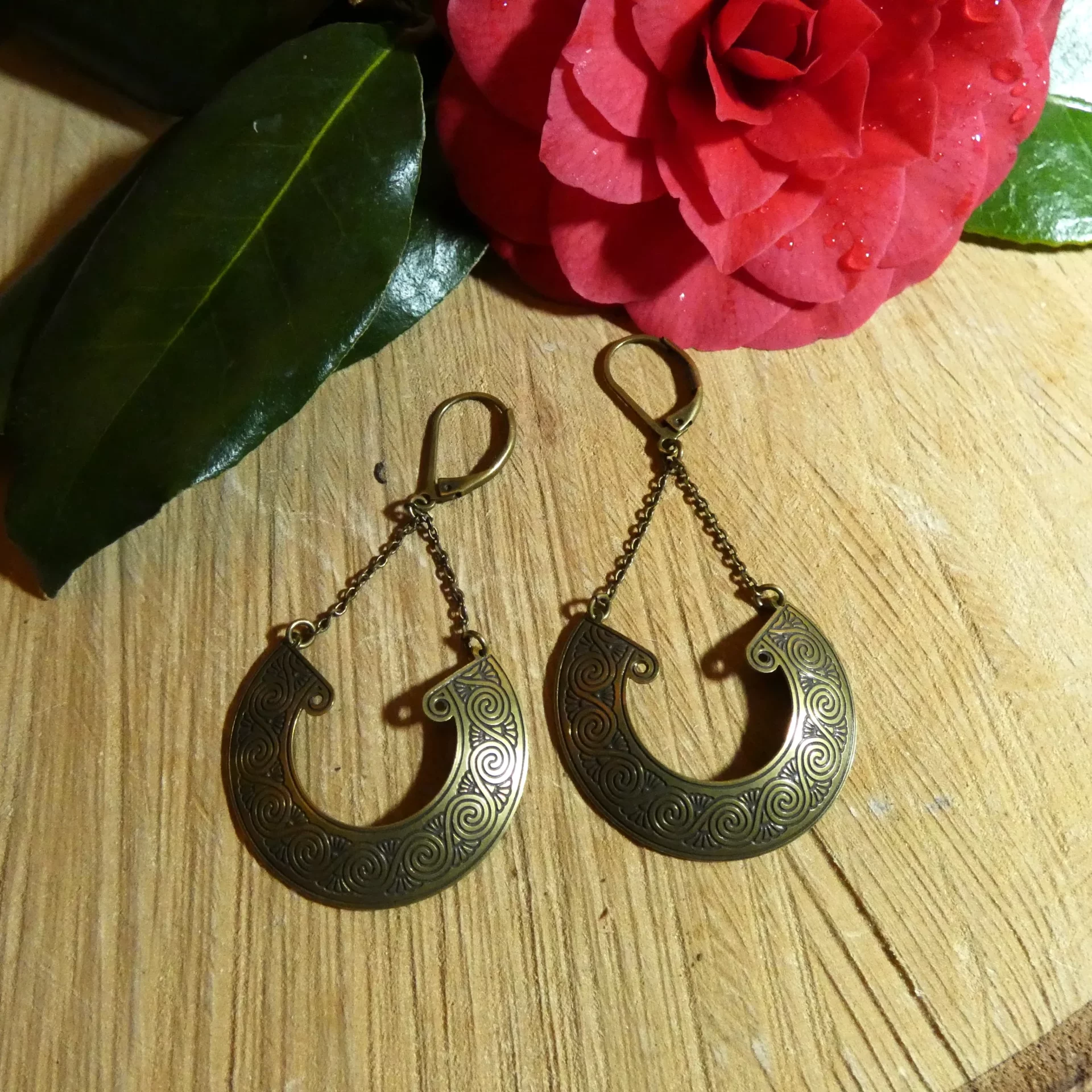 Boucles d'oreille Amélie Blaise Trésor Celte