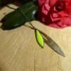 Collier Amélie Blaise "Masque" vert tilleul – Image 2