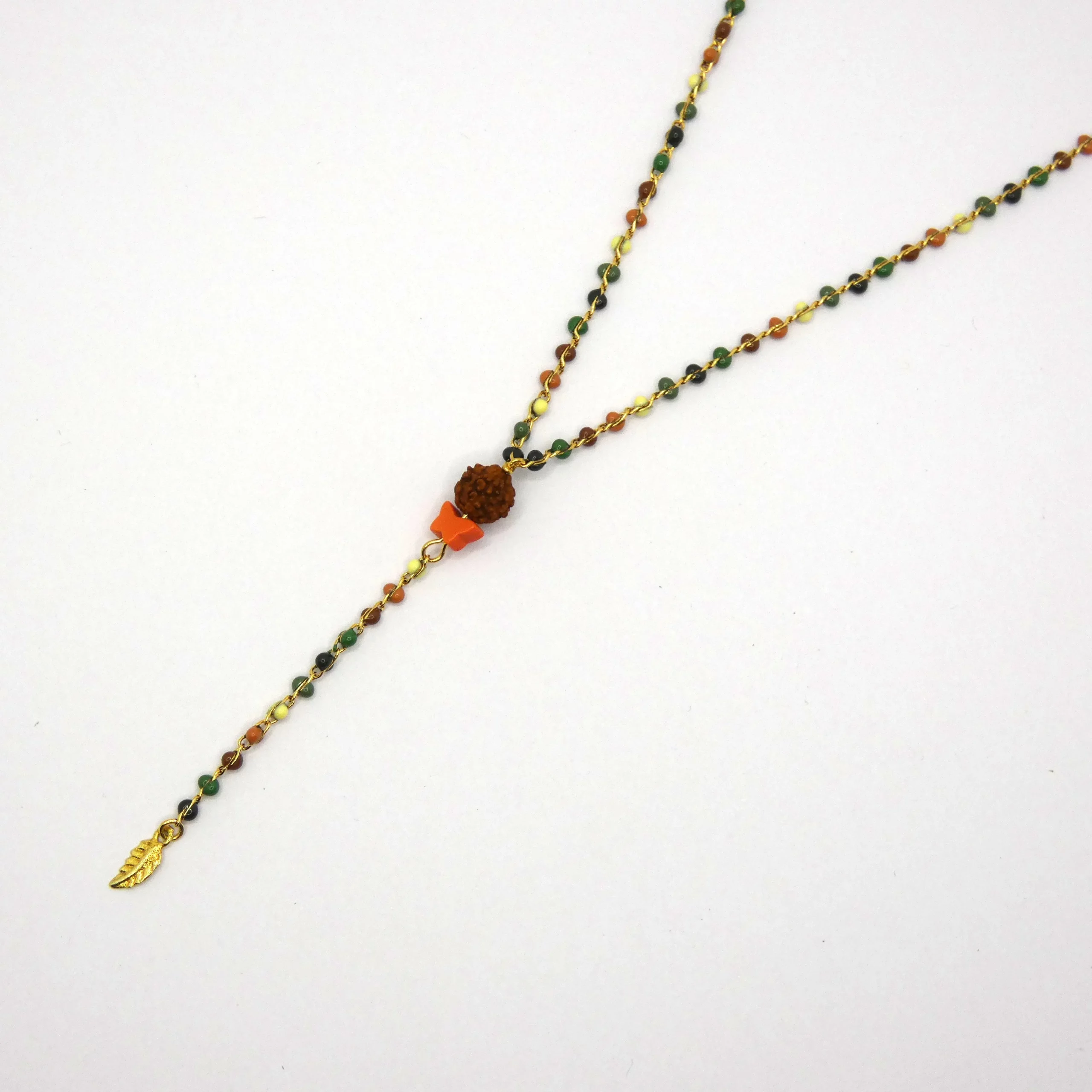 Collier Y Arte Fact Déméter graines de Shiva