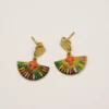 Boucles d'oreille éventail