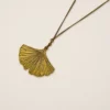 Sautoir ginkgo