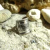 Bague Touareg en argent gravée 2 – Image 2