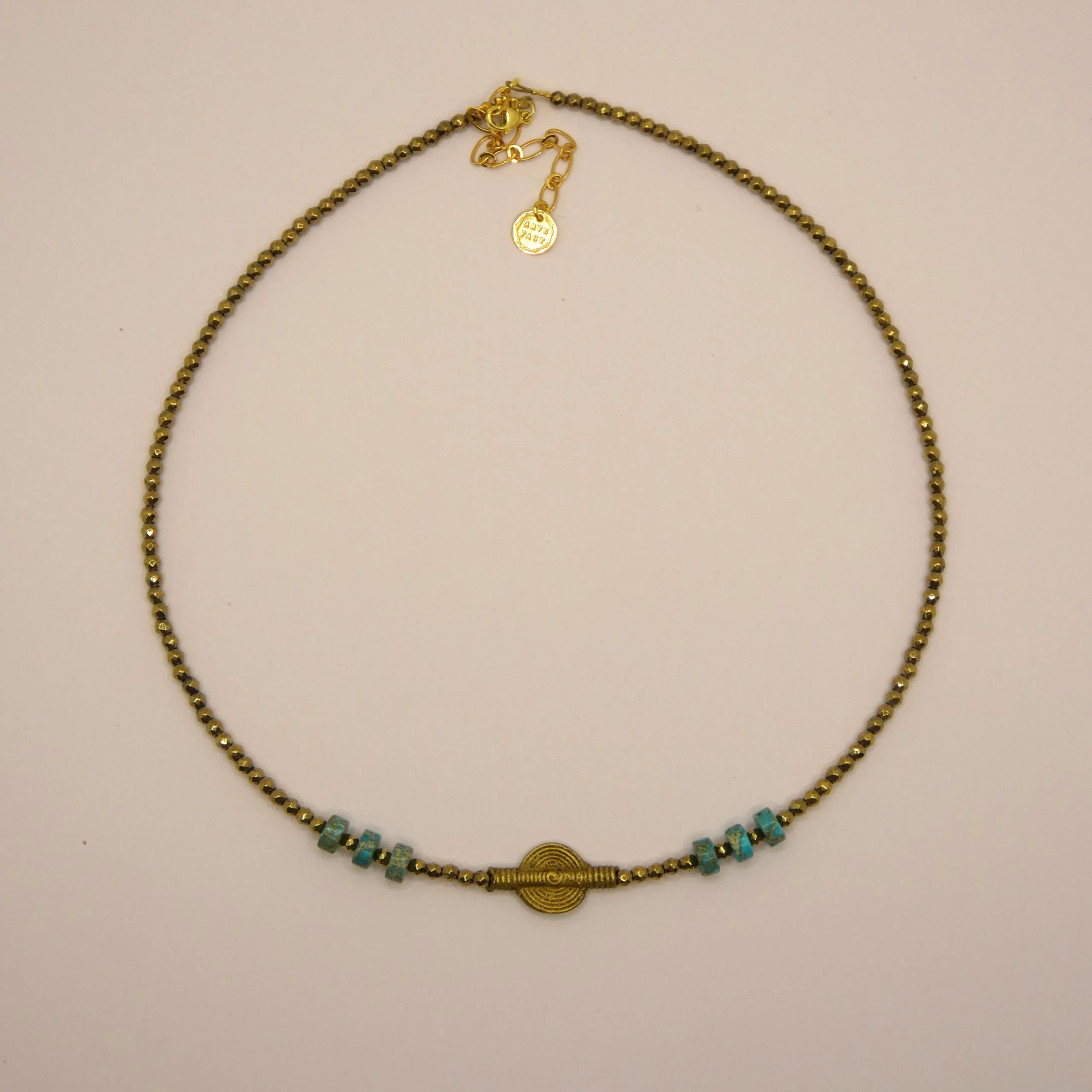 Collier bohême turquoise