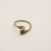 Bague Touareg traditionnelle en argent gravée.