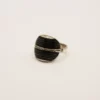 Bague Touareg en argent et ébène