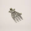 Pendentif Hamsa Touareg en argent.