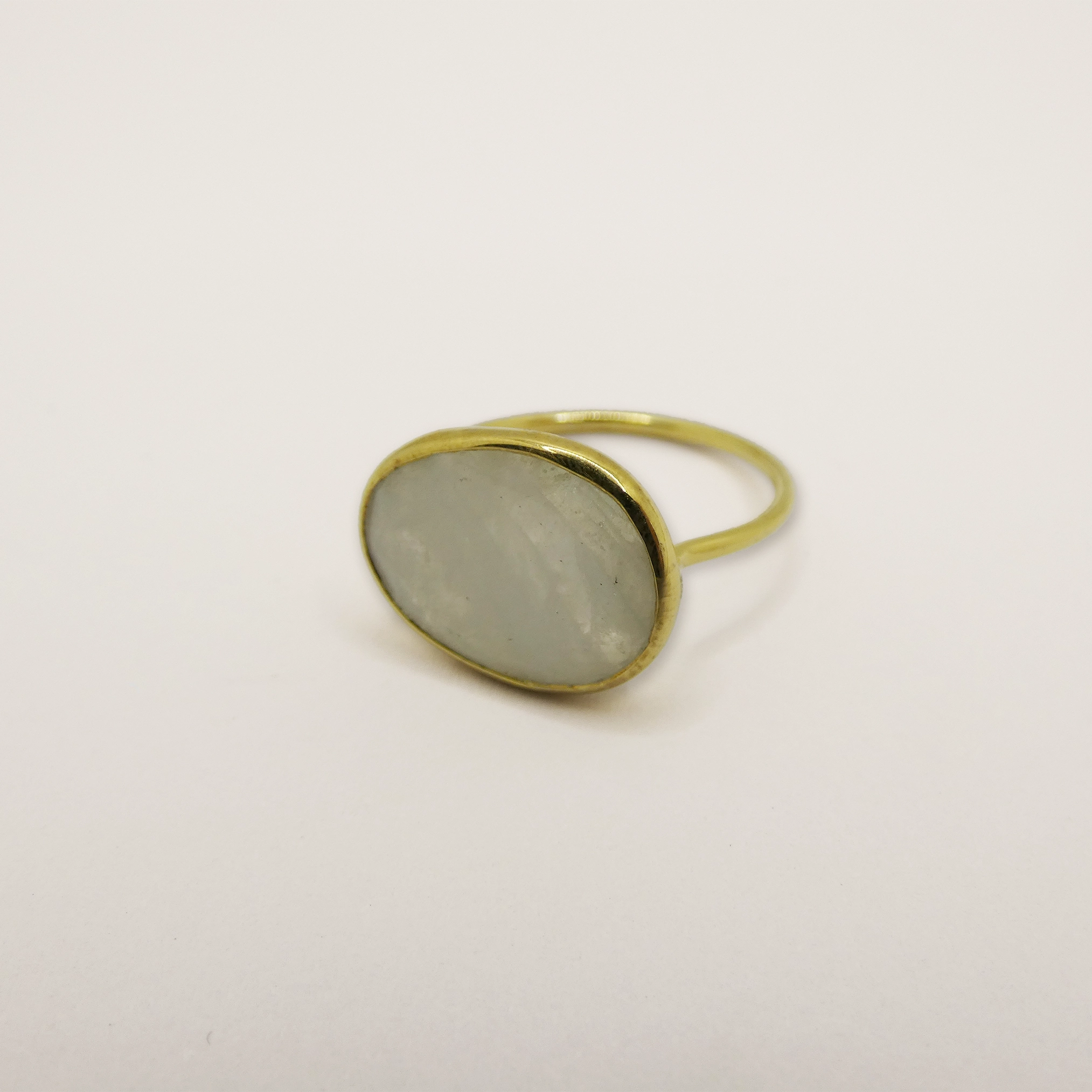 Bague Arte Fact Rajanee plaquée or et pierre de lune 2