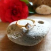 Bague Muja Juma argent plaquée or 3 microns et perle naturelle – Image 2