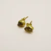 Boucles d'oreille Muja Juma plaquées or et citrines brutes