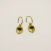 Boucles d'oreille Muja Juma plaquées or et améthyste