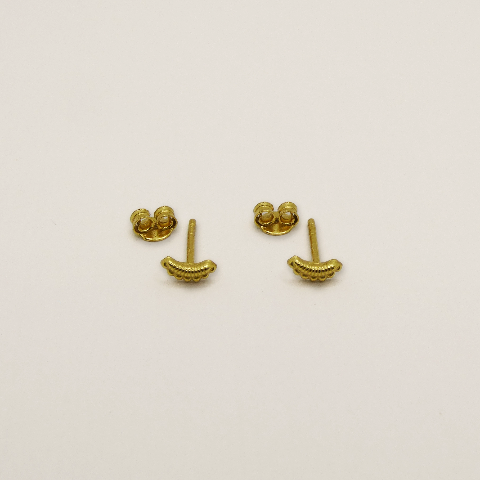 Boucles d'oreille Muja Juma argent plaqué or 3 microns