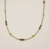 Collier fin Arte Fact tourmalines roses.