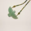 Collier oiseau de jade