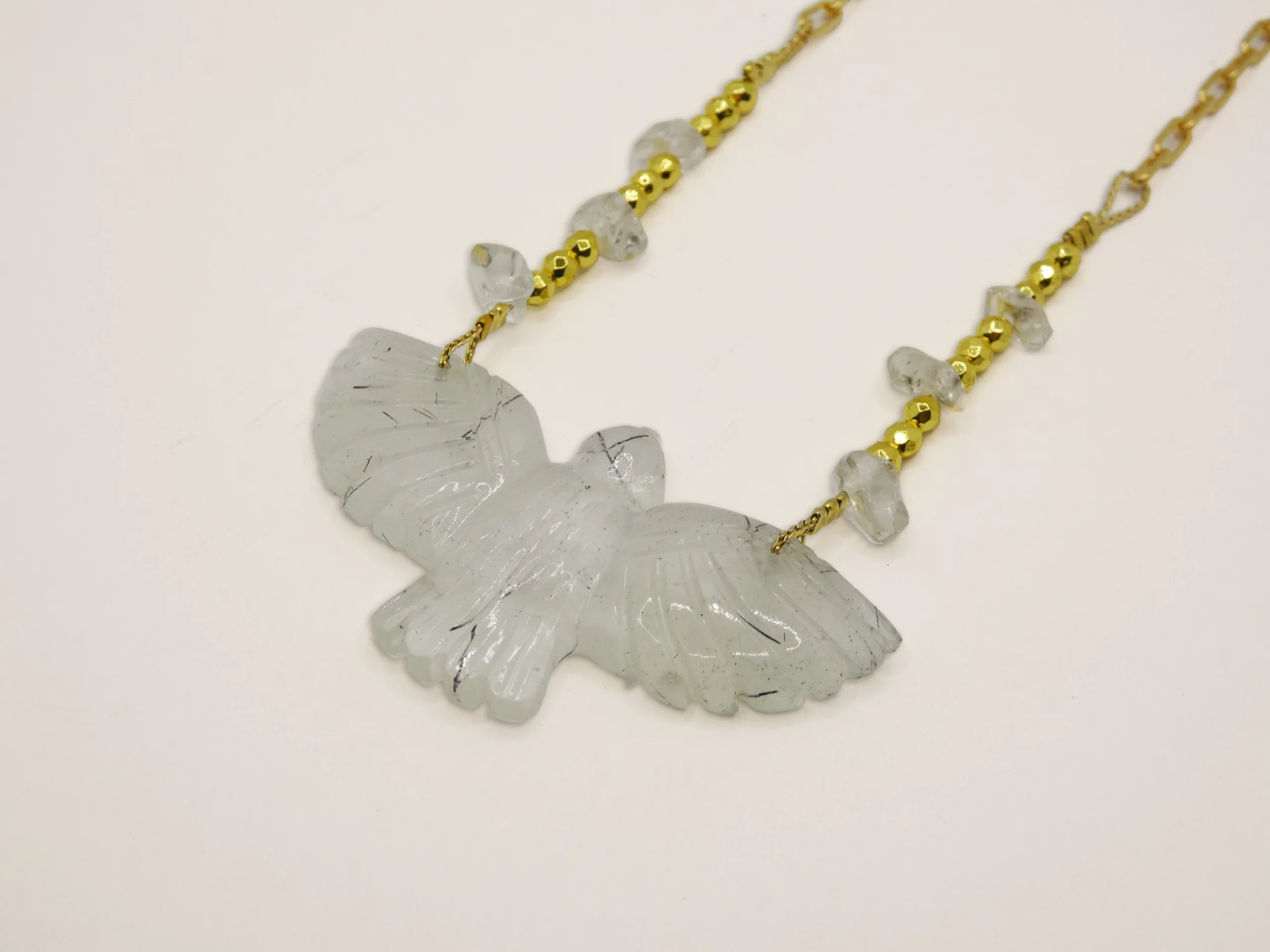 Collier Arte Fact oiseau de quartz – Image 3