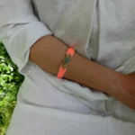 Bracelet Braha rose flamant et amazonite – Image 3