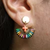 Boucles d'oreille éventail – Image 3
