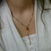 Collier Y Arte Fact graines de Shiva – Image 2