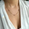 Collier fin Arte Fact tourmalines roses. – Image 2