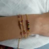 Bracelet Arte Fact doré à l'or fin et tourmalines – Image 3