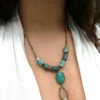 Collier bohême chrysocole – Image 3