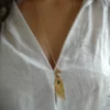 Collier mi-long Paon Sarah Bernhardt – Image 3