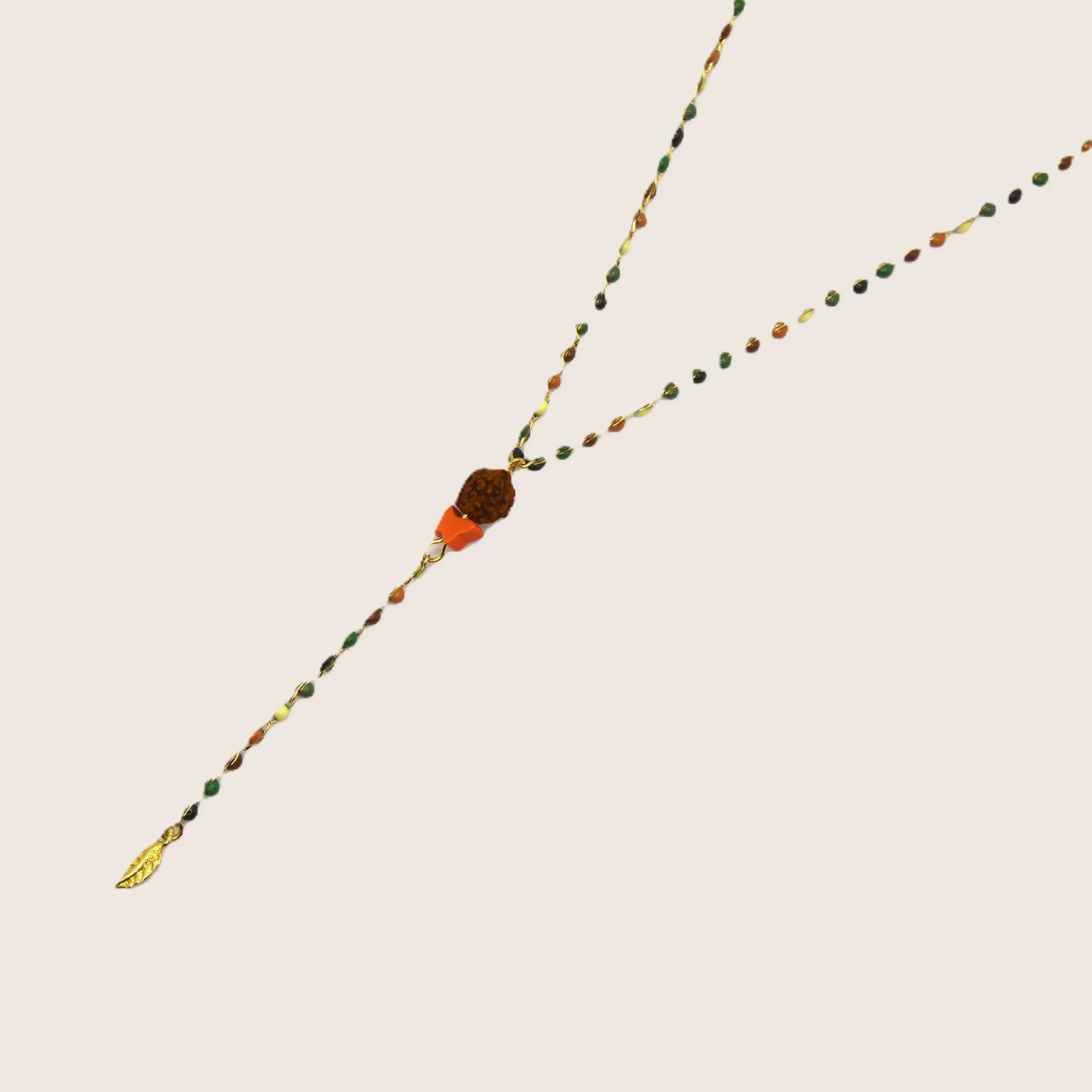 Collier Y Arte Fact Déméter graines de Shiva