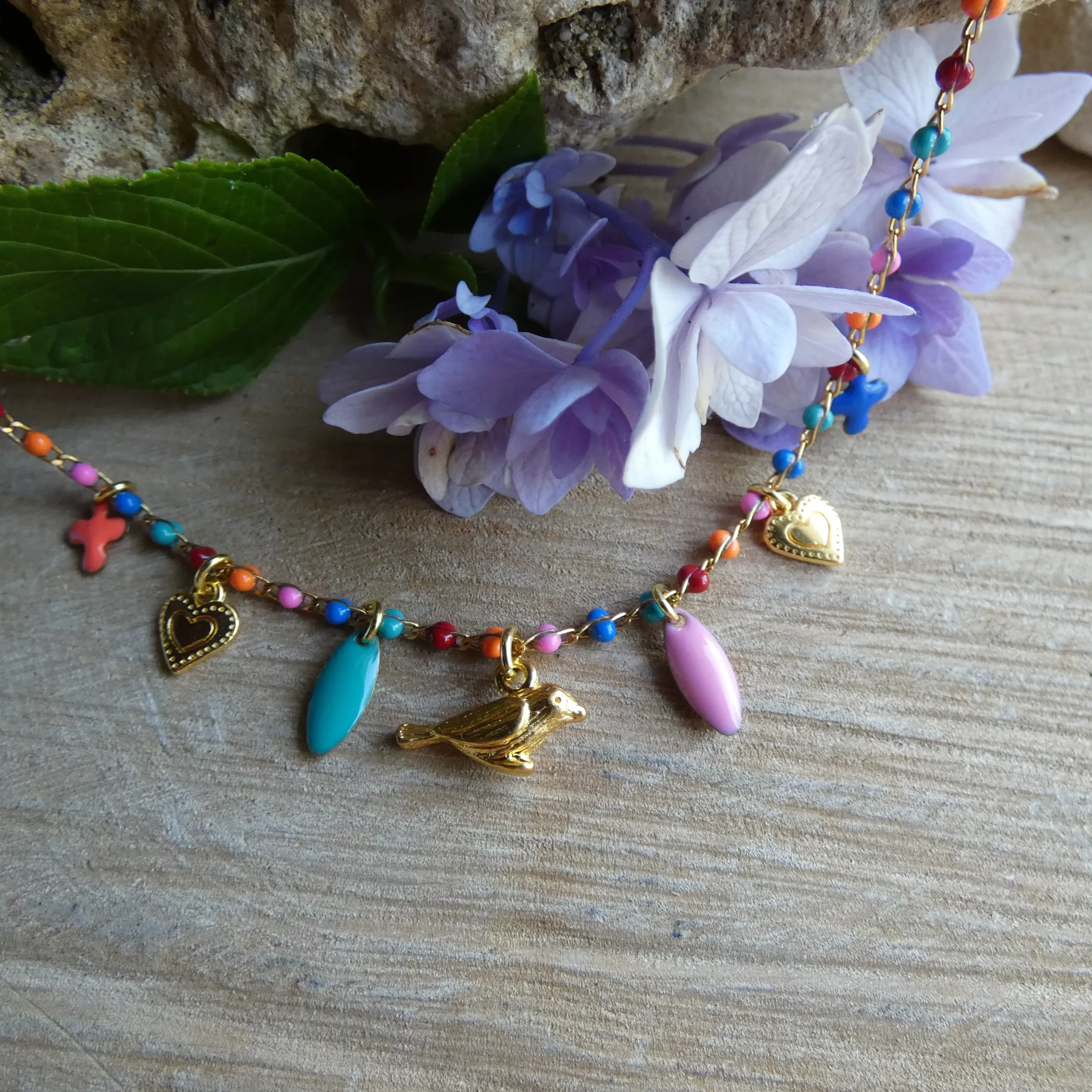 Collier Arte Fact Birdy in summer